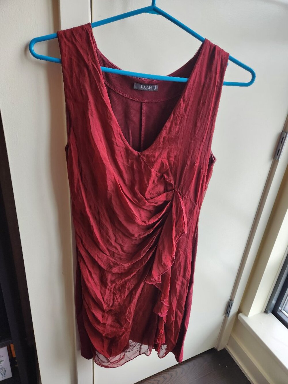 Maroon Josh Dress